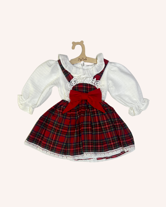 Red Christmas Plaid Dress