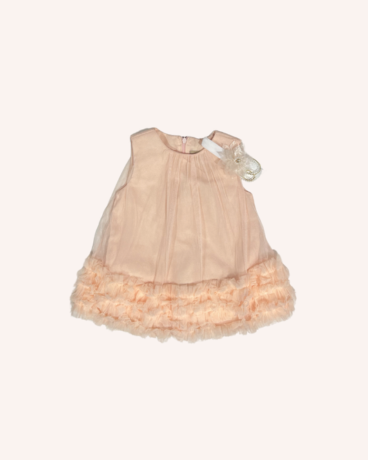 Salmon Tulle Dress