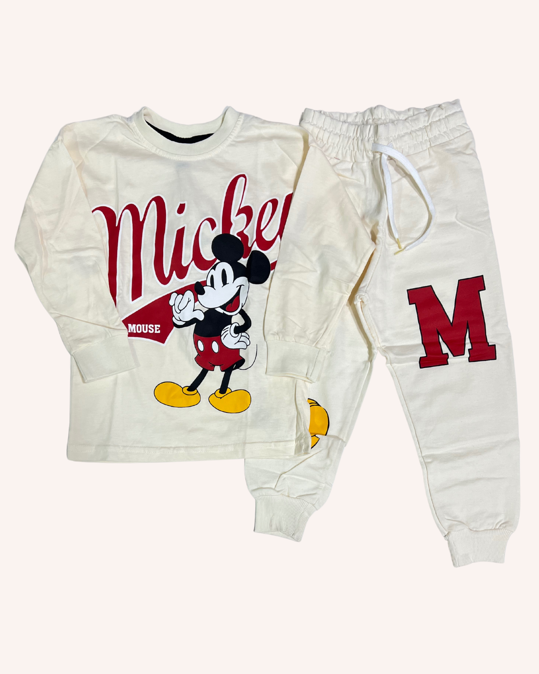 Mickey Off-White Set