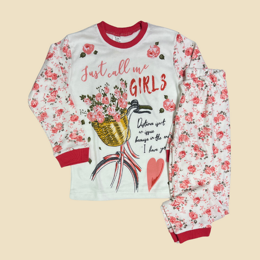 Flower Bike Pyjama