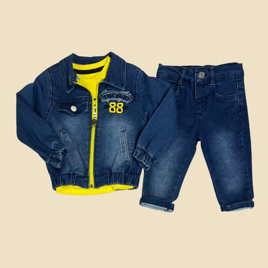 Denim 3-Pcs Set