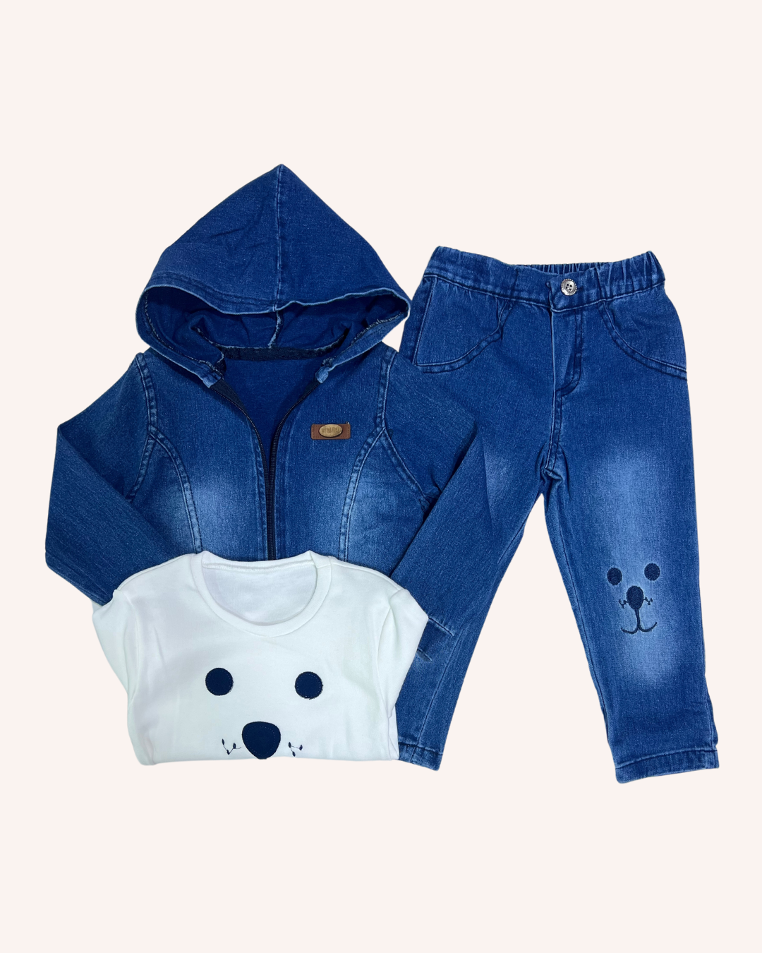 Hooded Denim Set