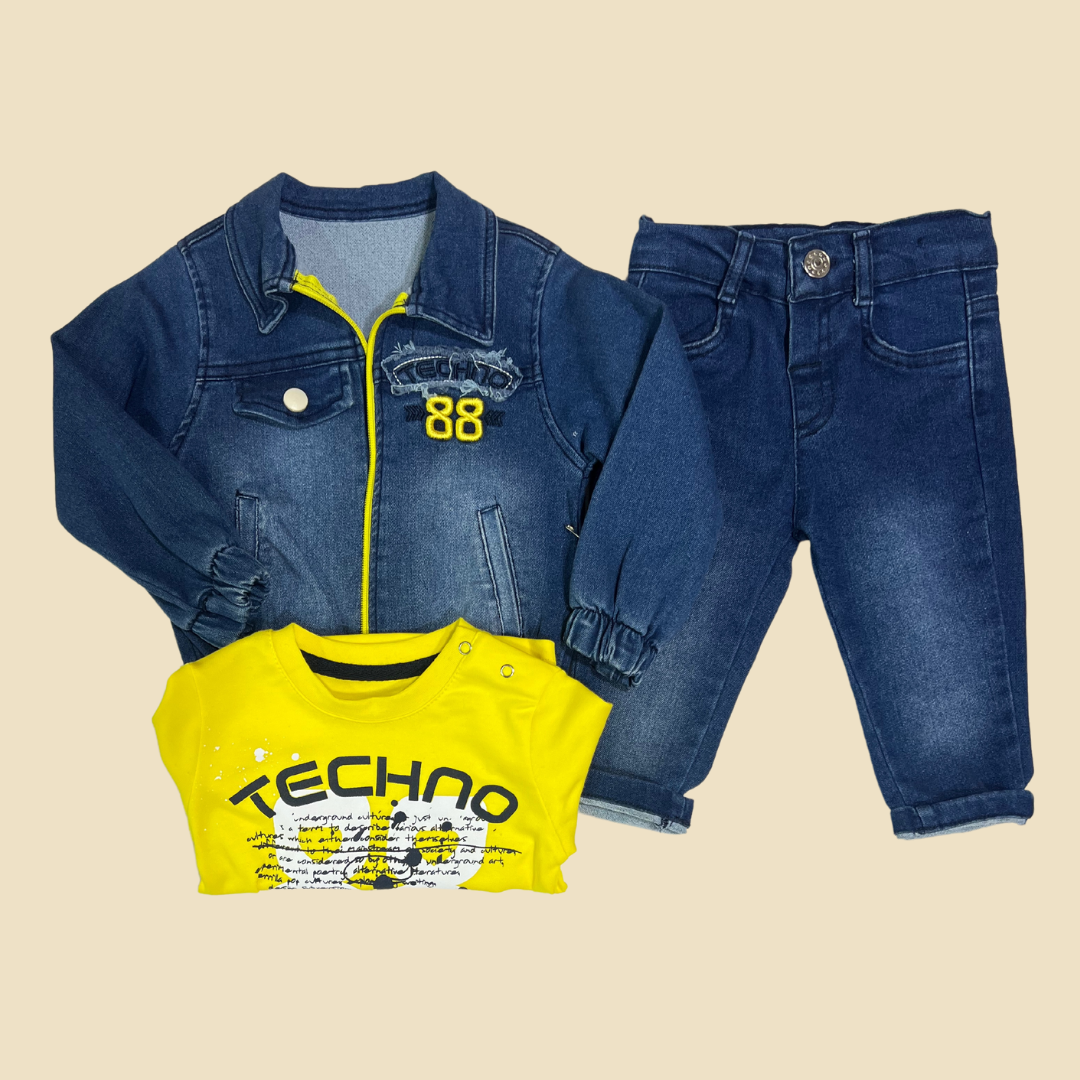 Denim 3-Pcs Set