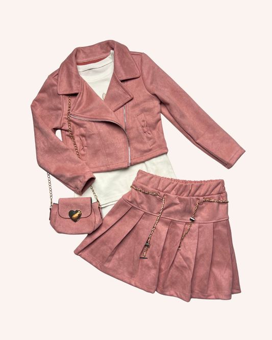Velvet Pink 3-Pcs Set