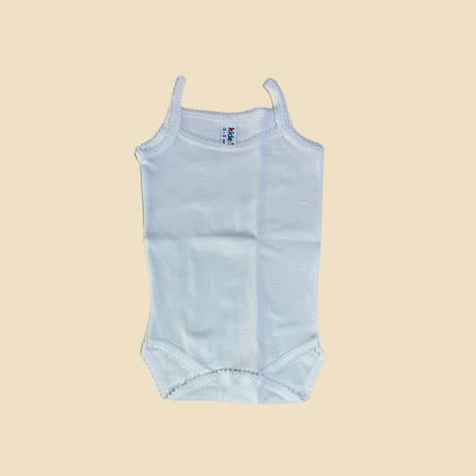 White Sleeveless Bodysuit