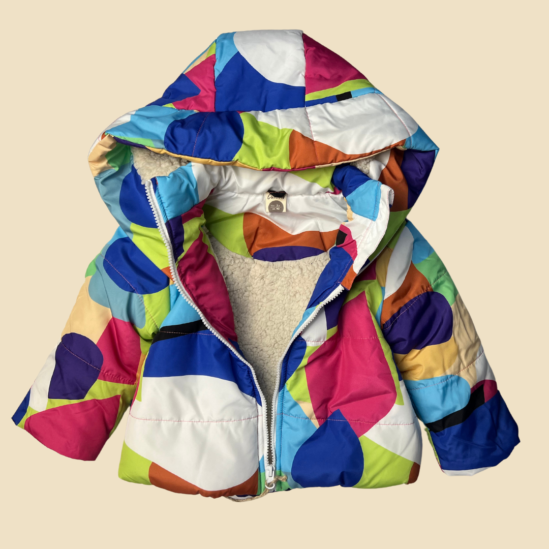 Multi-Color Puffer Jacket