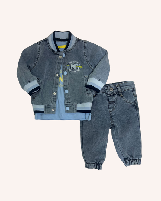 Denim 3-Pcs Set
