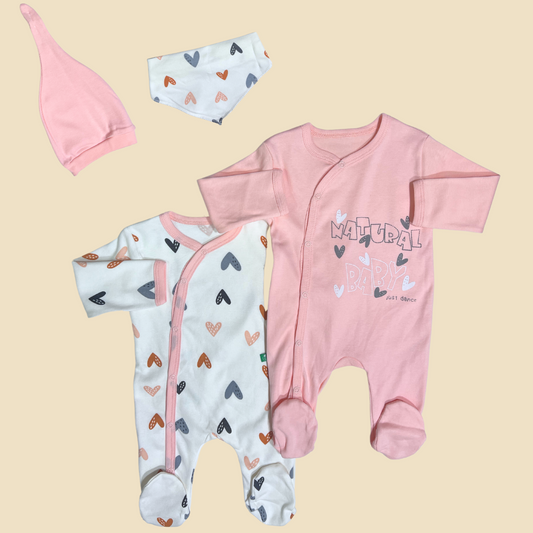 Hearts Overall Set
