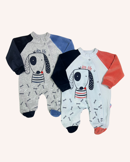 Velvet Doggy Overall