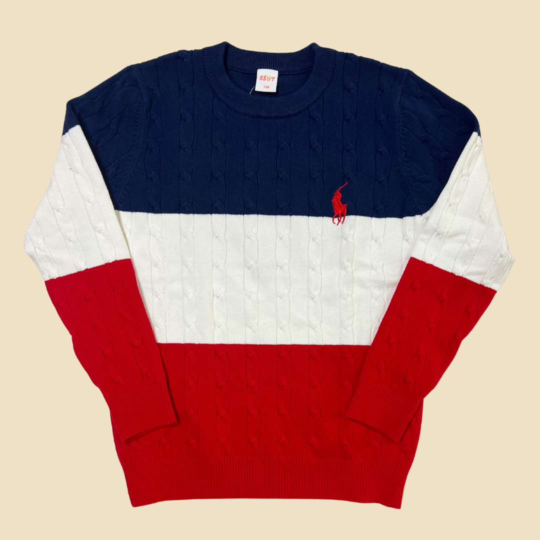 Polo 3-Colors Sweater