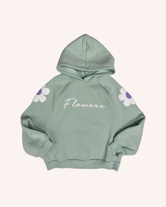 Flowers Fleece Hoodie
