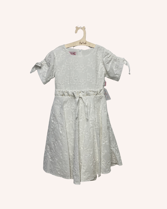 Flowers Embroidery Dress