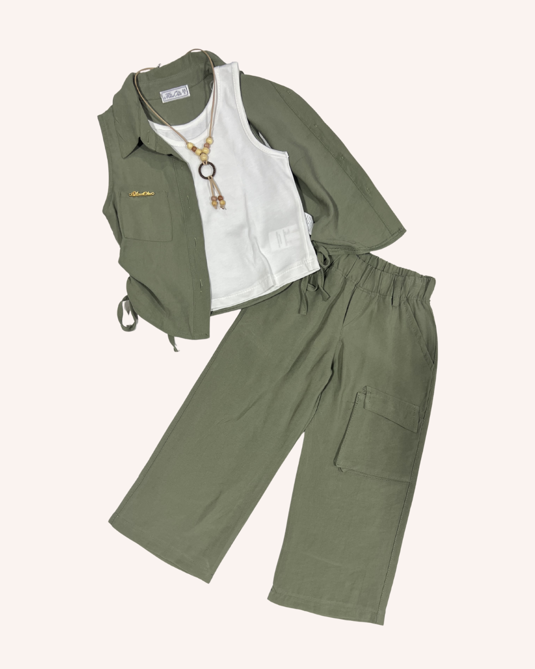 Khaki 3-Pcs Set