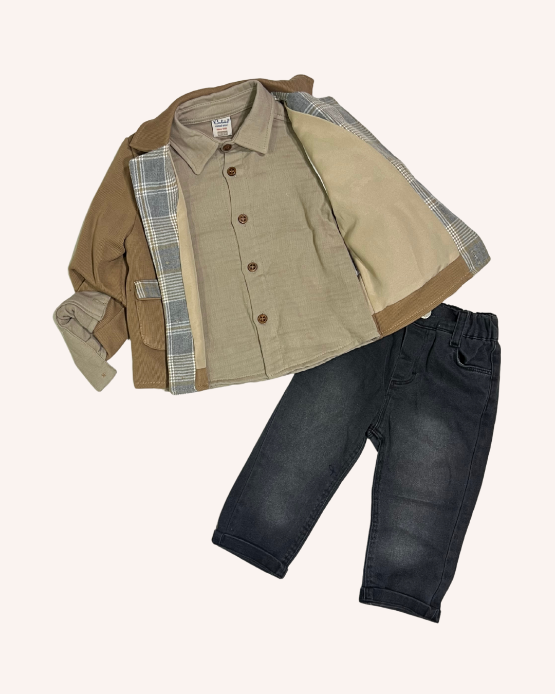 Beige Cool Bear Outfit