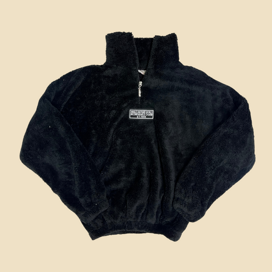 Fur Black Sweatshirt