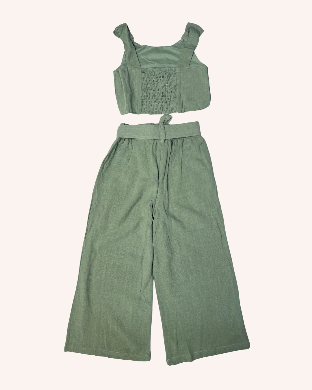 Green Linen Set
