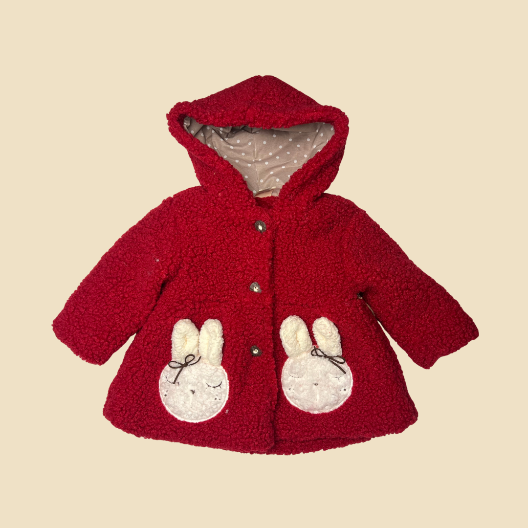 Rabbit Bouclé Coat