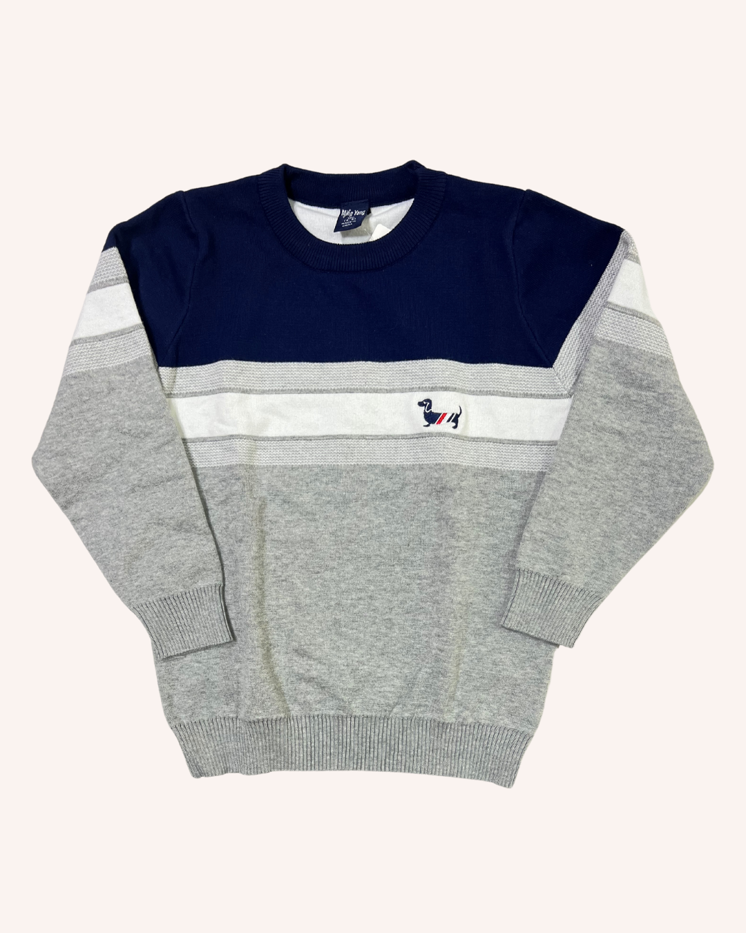 Navy/Grey Sweater