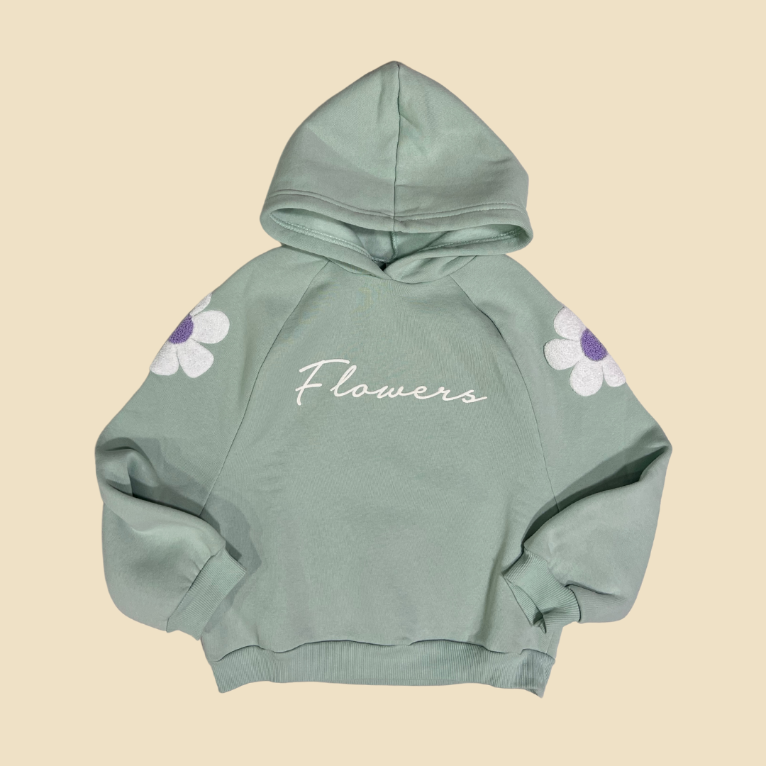 Flowers Fleece Hoodie