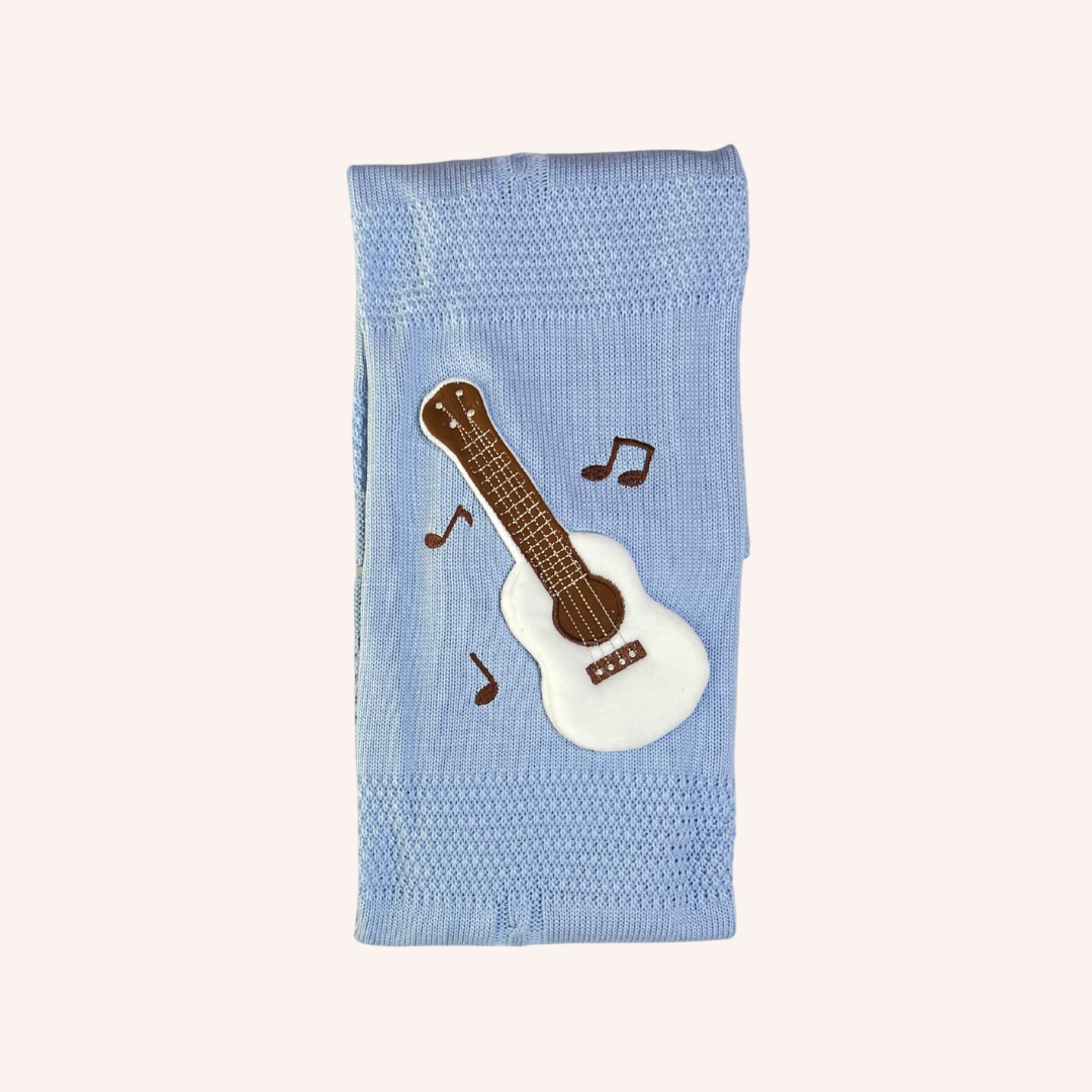 Knit Blue Blankets