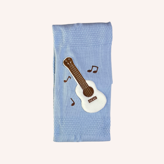 Knit Blue Blankets