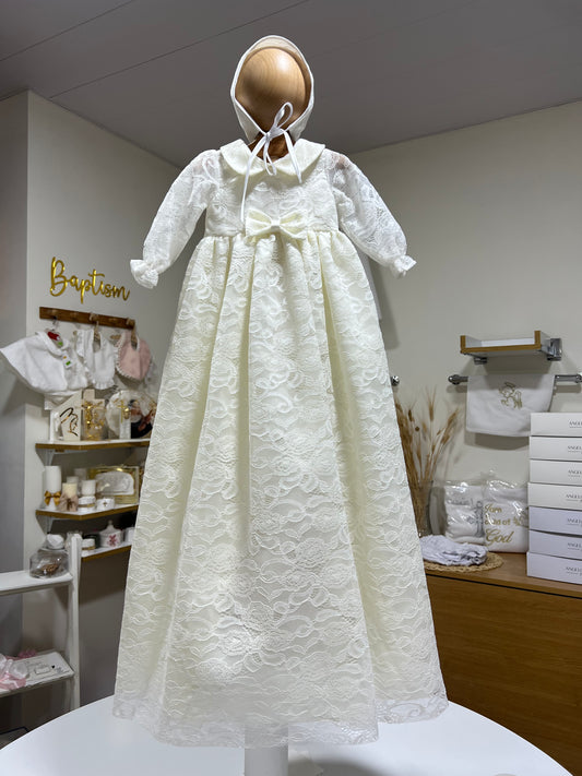 Off-White Extra Long Gown