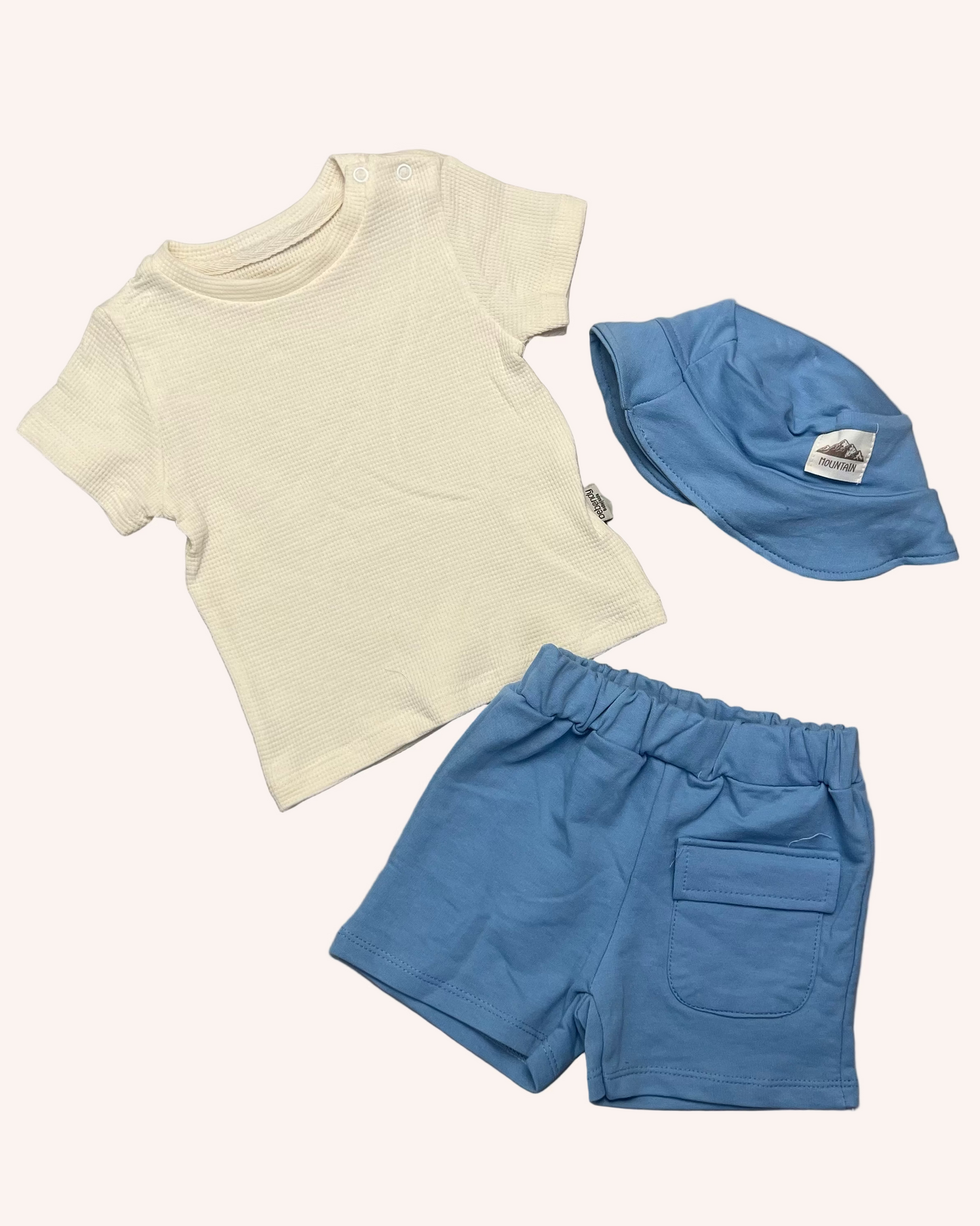 Beige & Blue Set