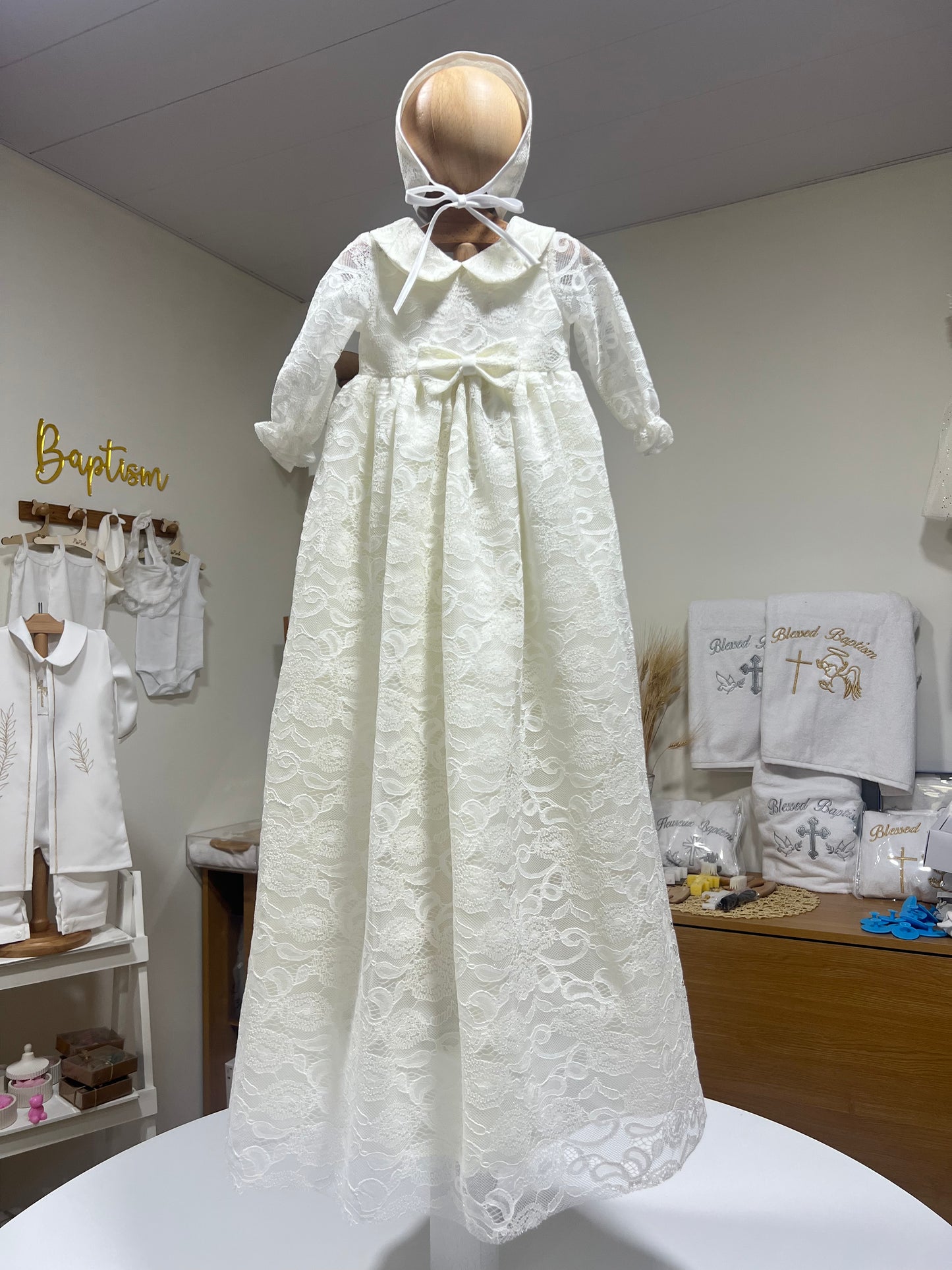 Bow Extra Long Gown