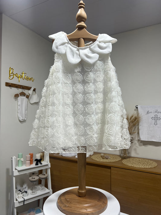 Floral Off-White Dress