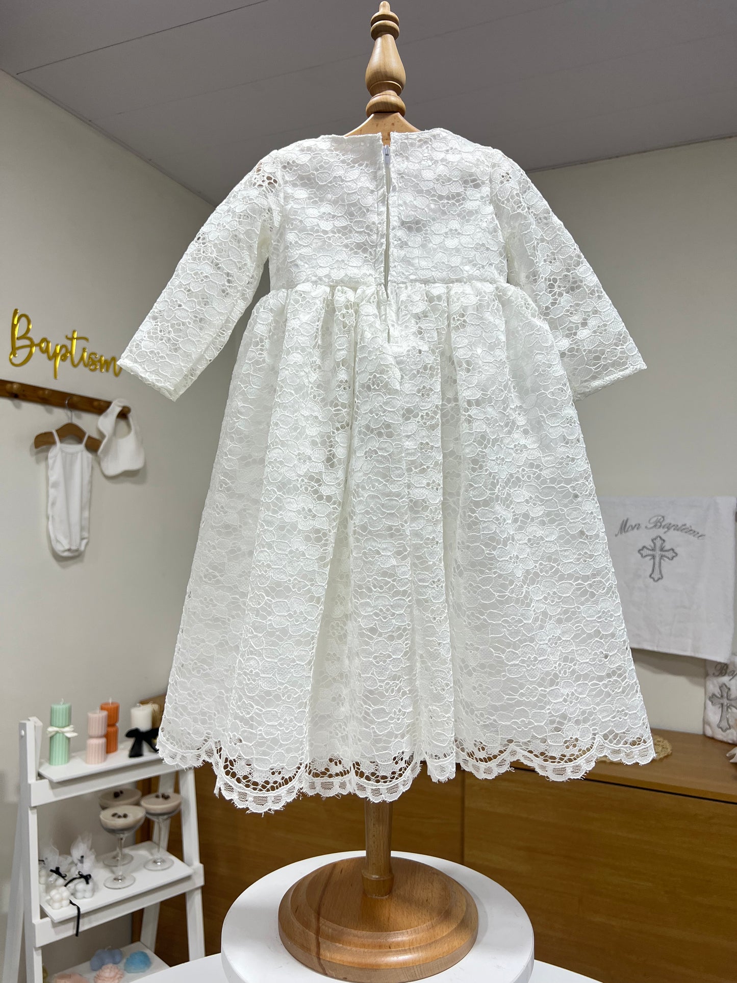 Long Front Bow Dress