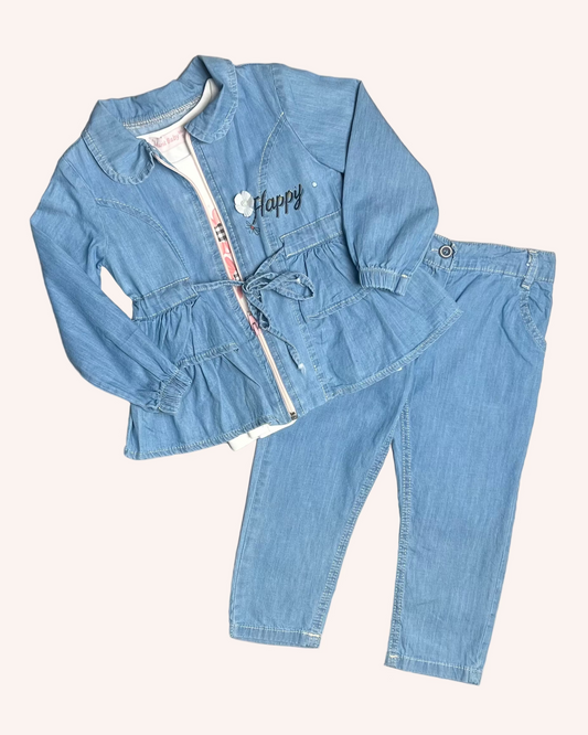 Denim 3-Pcs Set