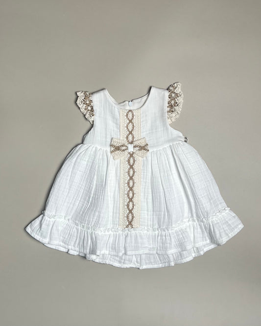 White Linen Dress