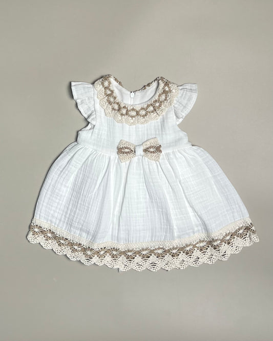White Linen Dress