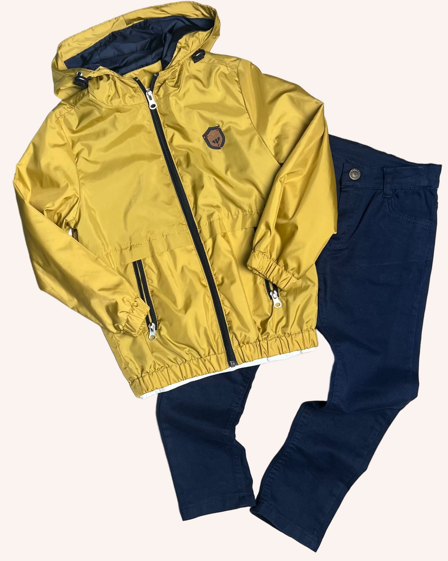 Mustard Jacket Set
