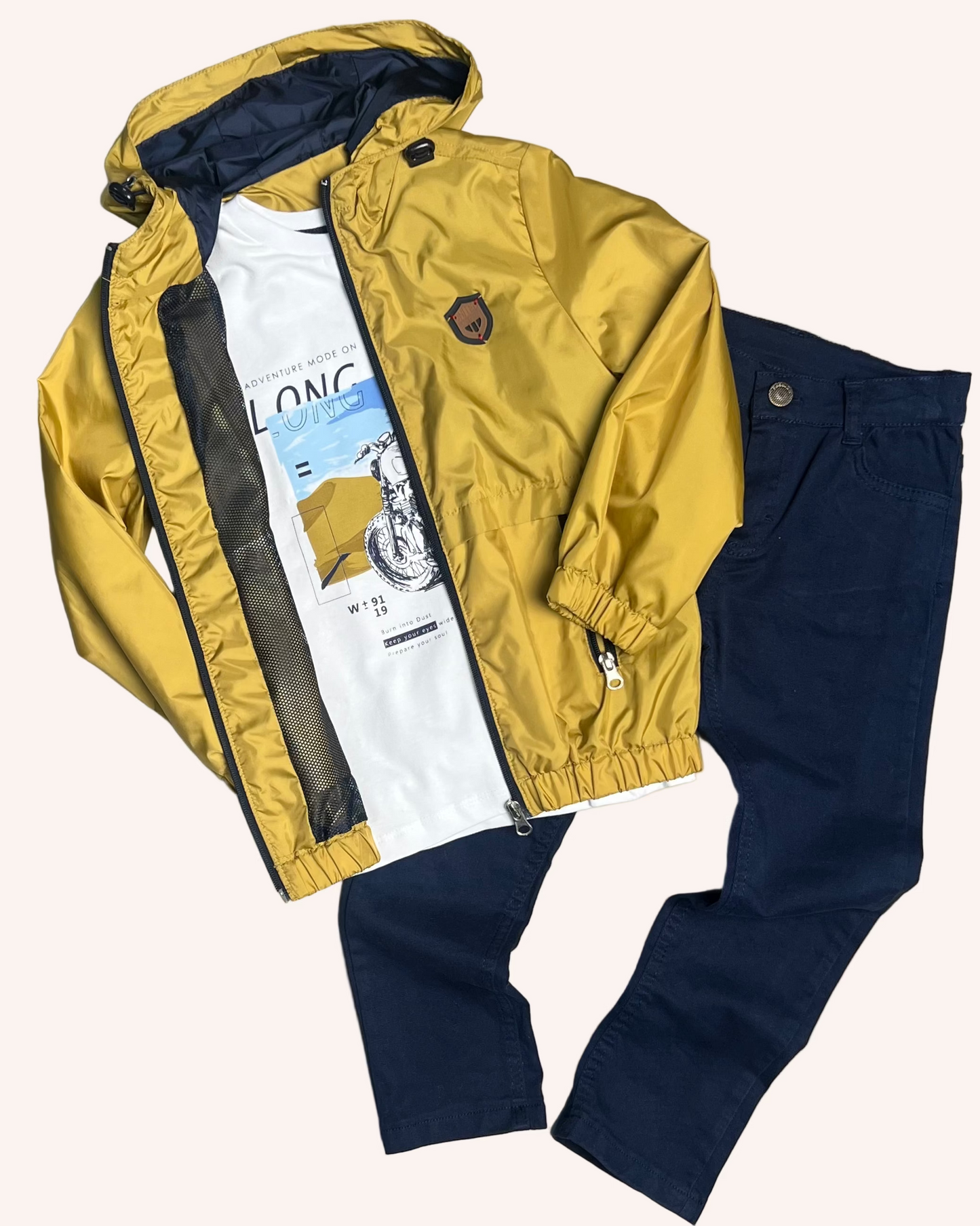 Mustard Jacket Set