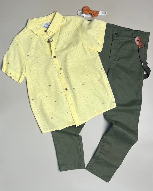 Yellow and Khaki Set