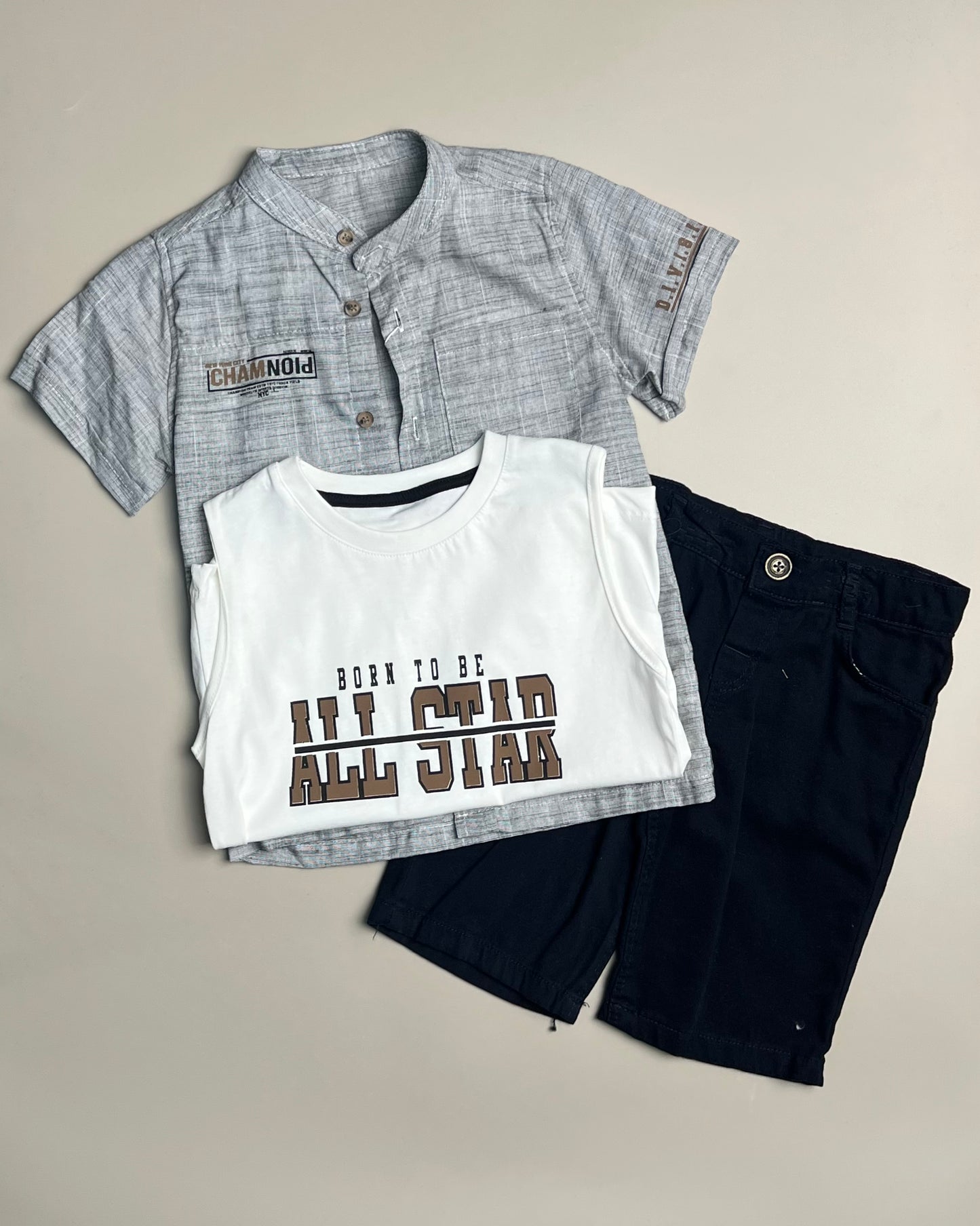 Grey and Black Set
