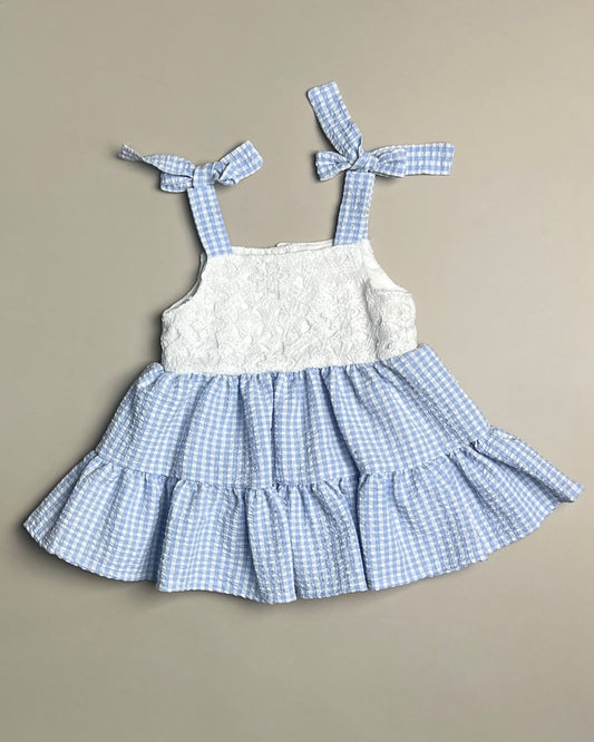 Blue Caro Dress