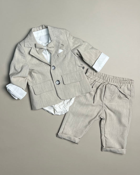 Beige Classy Suit