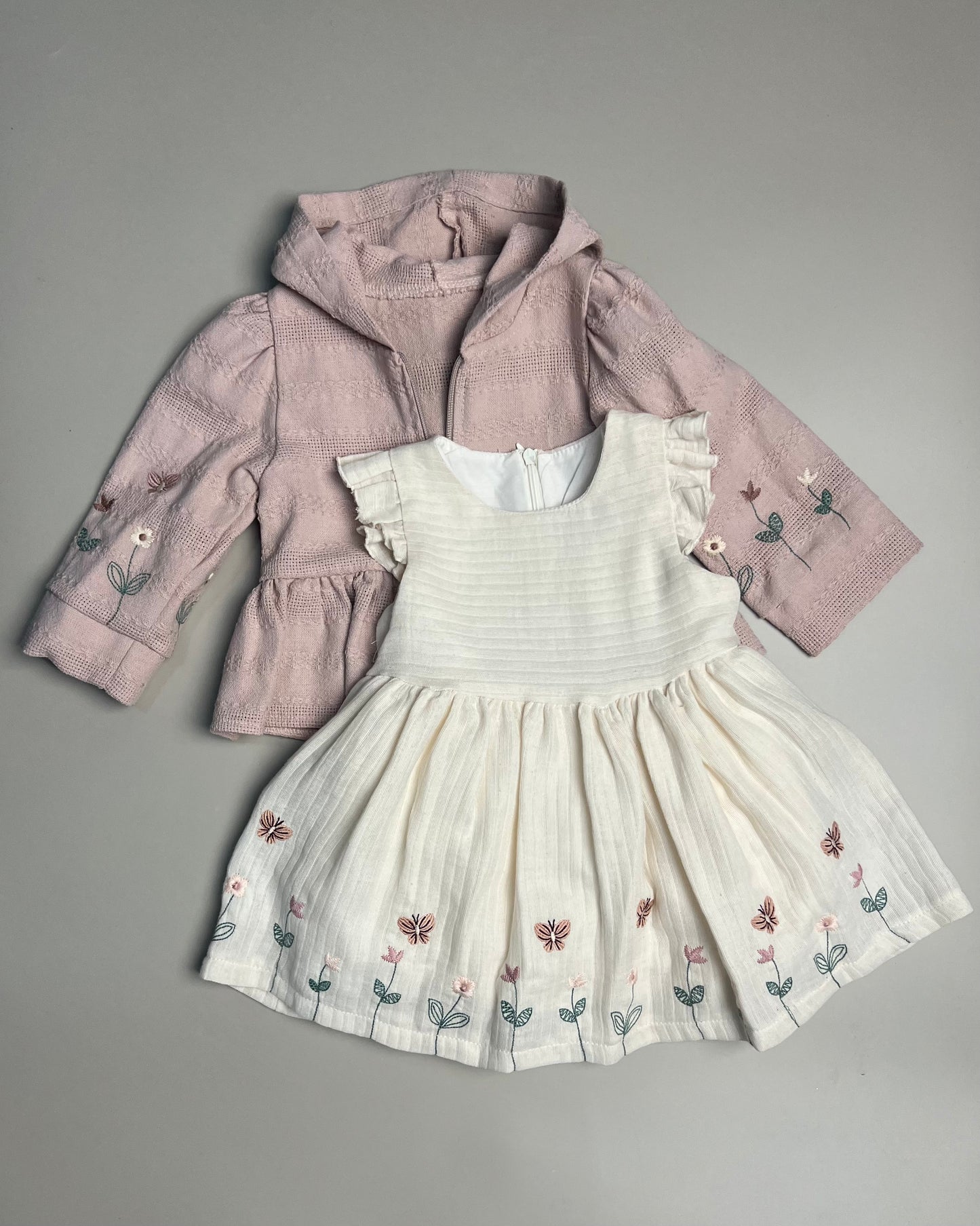 Beige Dress with Jacket