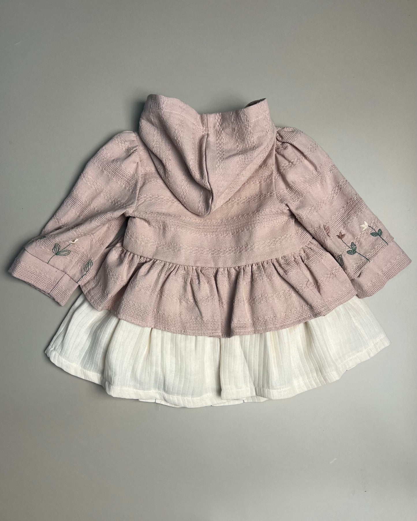 Beige Dress with Jacket