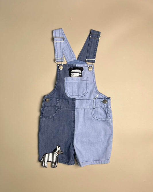Denim Giraffe Romper