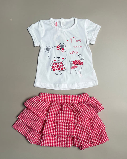 Ruffle Skirt Set