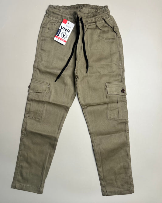 Cargo Straight-Legs Pants