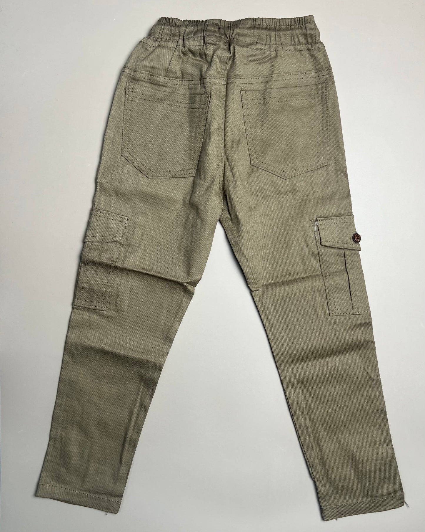 Cargo Straight-Legs Pants