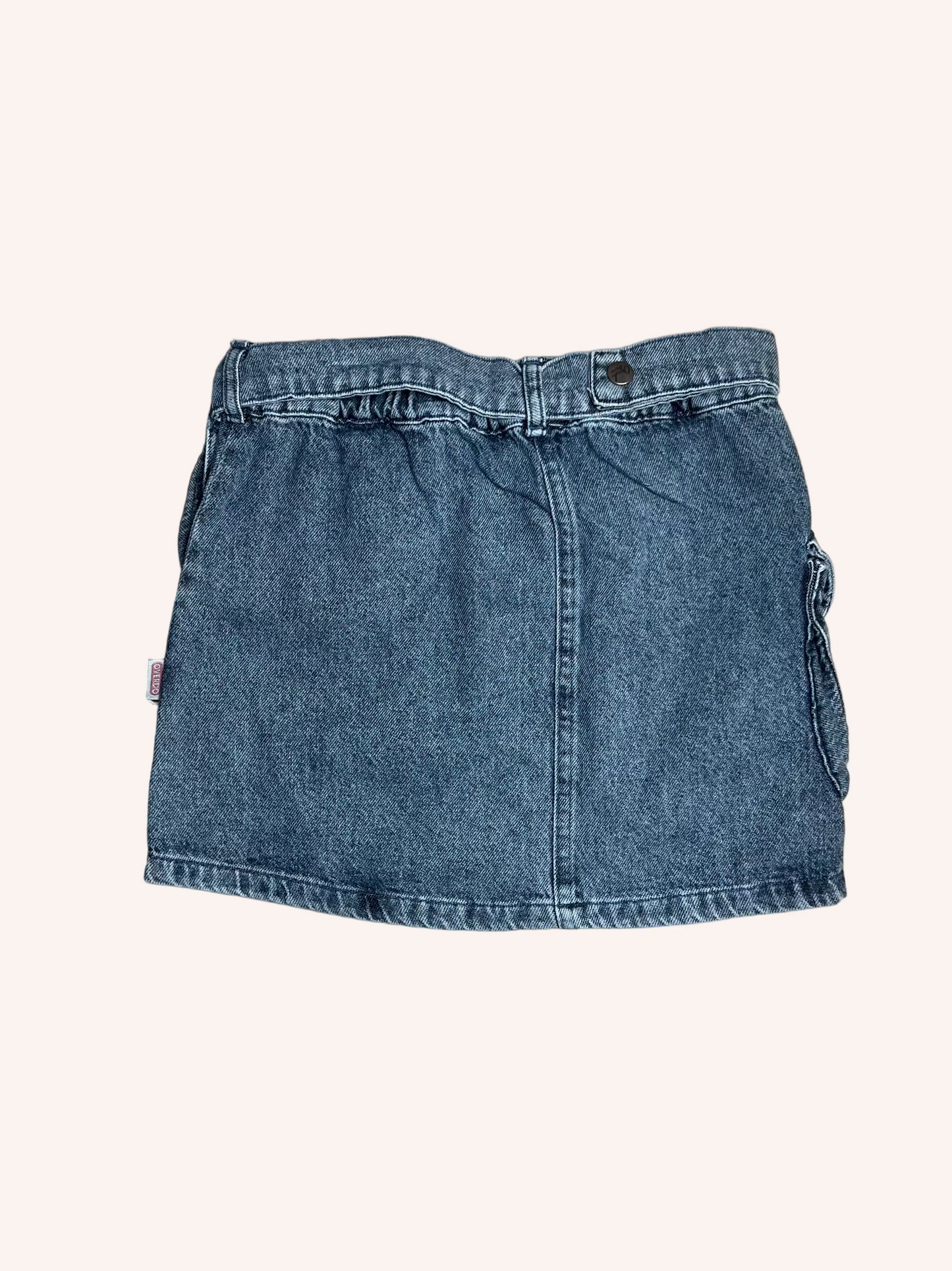 Side Pocket Denim Skirt