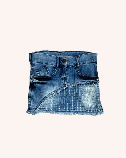 Stitches Denim Skirt