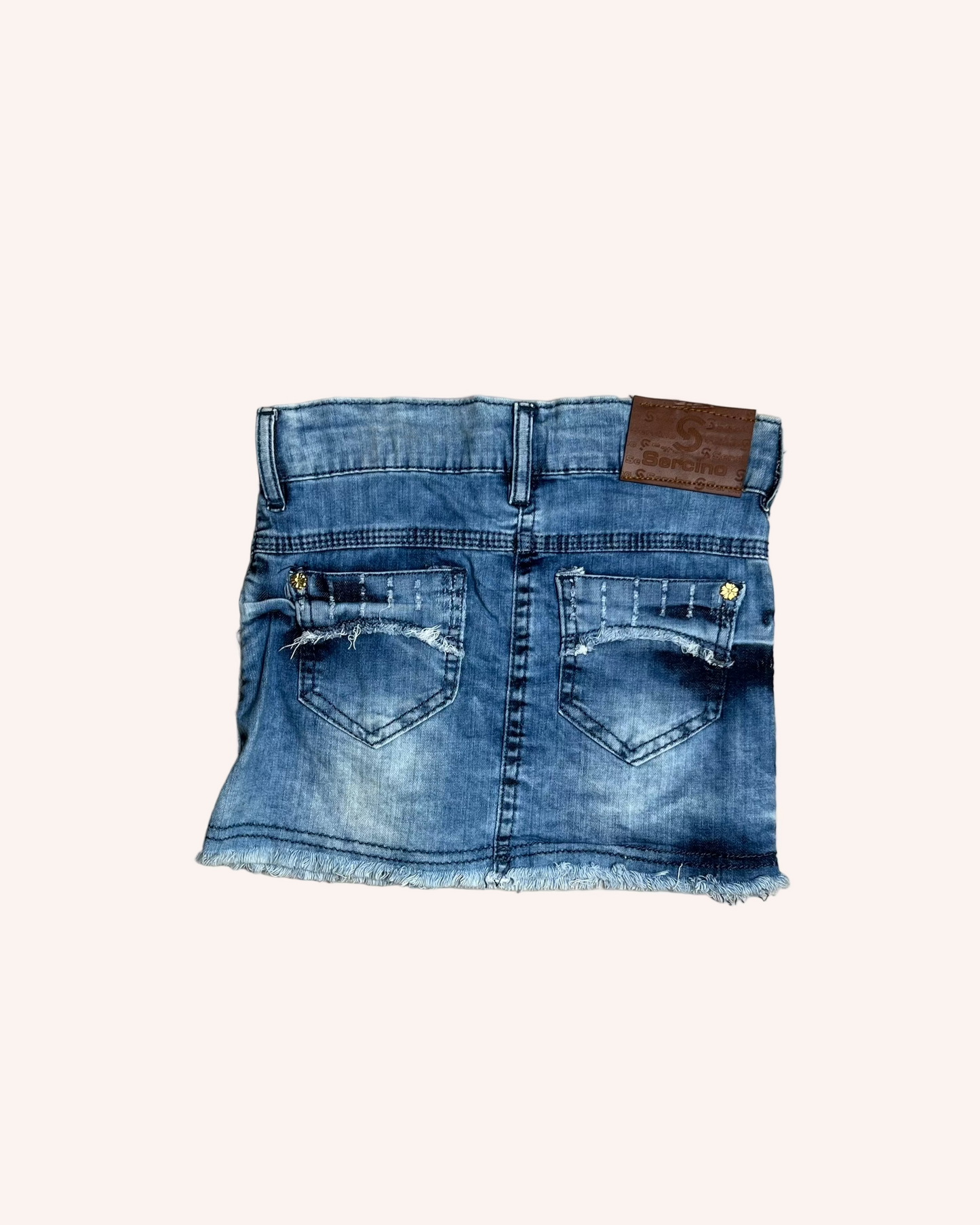 Stitches Denim Skirt