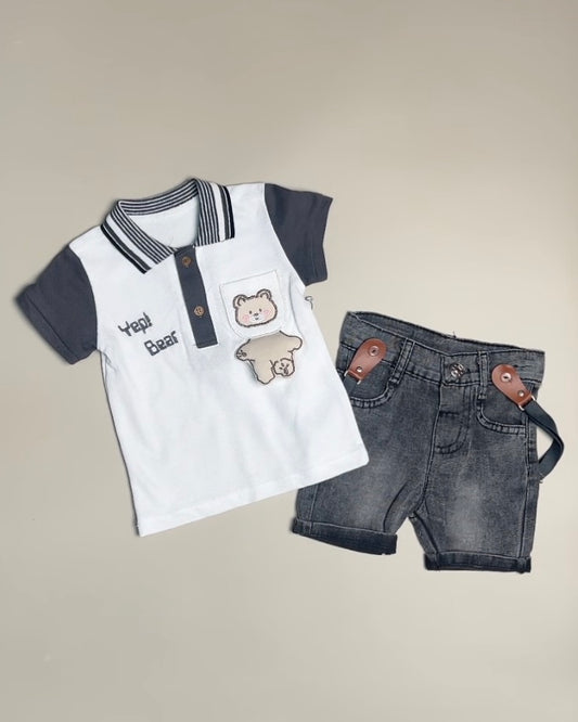 Bear Suspenders Set
