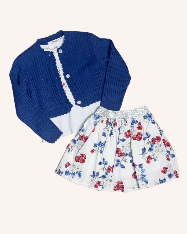 Cherries Skirt Set